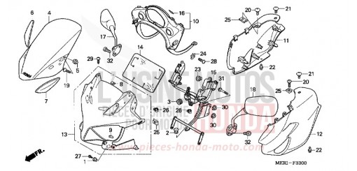 CAPOT CBF600S5 de 2005